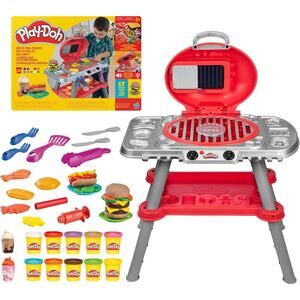 Play-Doh Ultimate Sizzlin' Grill Playset with Lights & Sounds 27 Accessories NWT